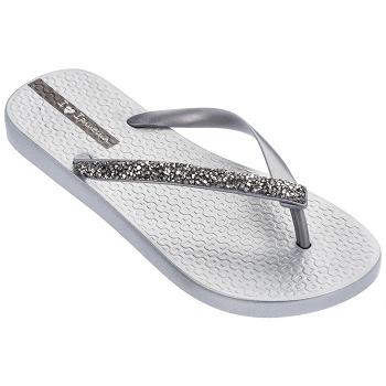 Papuci Ipanema Dama Glam Special Crystal Pantofi Argintii România RH5032687